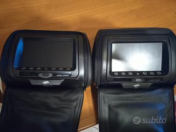 poggiatesta con schermo 