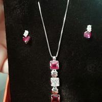 Parure collana e orecchini