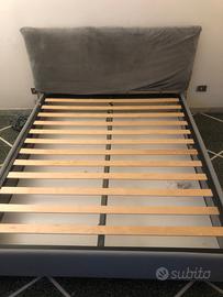 Letto contenitore doghe legno