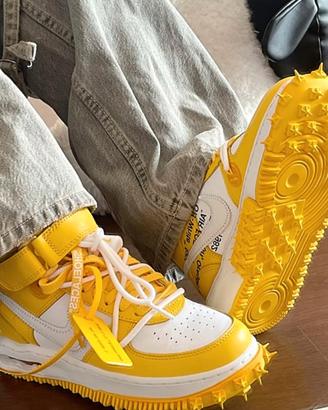 Sneakers Air Force 1 Mid Off-White - Varsity Maize