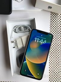 Apple iPhone X - 256GB - Argento (Perfetto)