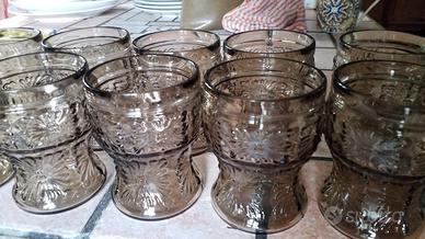 "Raro Set 10 Bicchieri Vintage Anni '70 -

