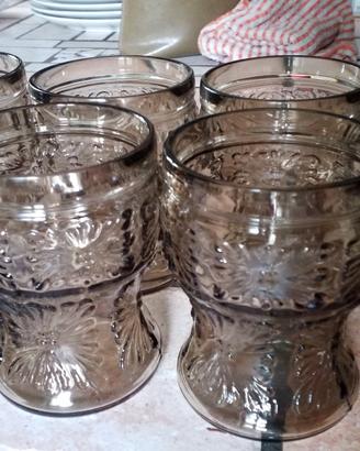 "Raro Set 10 Bicchieri Vintage Anni '70 -

