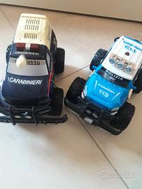 Macchina telecomandata carabinieri e polizia