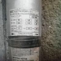 Pompa sommersa BBC 380v 5.5 Kw