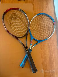 Lotto 2 racchette da tennis [HEAD vintage e Dunlop