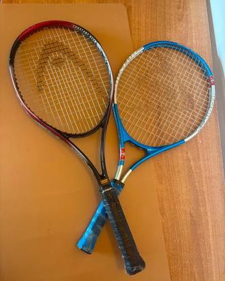 Lotto 2 racchette da tennis [HEAD vintage e Dunlop