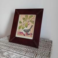 🎁Cornice in ecopelle con impunture e stampa natur