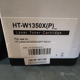 Due cartucce toner NUOVE per stampante laser HP