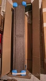 Set di 2 mensole a muro L 87.5 x P 23.7