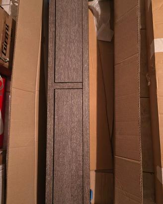 Set di 2 mensole a muro L 87.5 x P 23.7