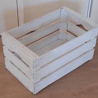 Cassetta frutta legno bianca