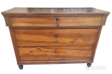 Cassettone Carlo X Emiliano in noce