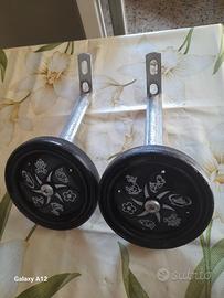 Coppia di ruotine per bici bimbi