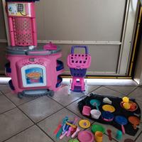 Cucina giocattolo carrellino e accessori