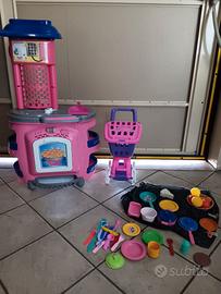 Cucina giocattolo carrellino e accessori