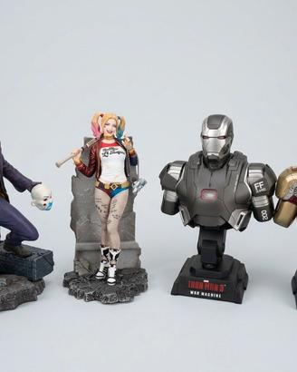 Lotto Collezione Marvel DC - Statue Joker & Harley