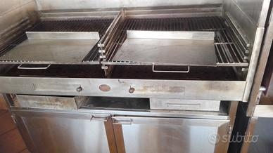 mobili griglia in acciaio