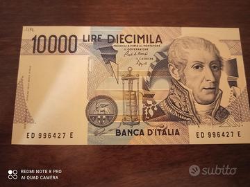 vecchie 10.000 lire fior di conio