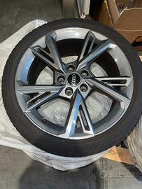 Cerchioni originali Audi A3 8y neri diamantati