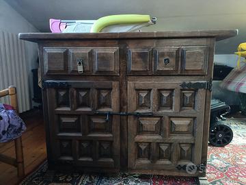 mobile ingresso in legno massello