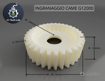 Ingranaggio CAME G12000 Compatibile Stampato 3D