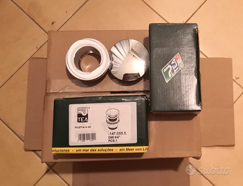 Coppia di Piletta di scarico Tea - 2 pezzi, nuovi