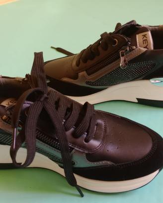 Scarpe Keys donna K-6823 Black n° 38 (quasi nuove)