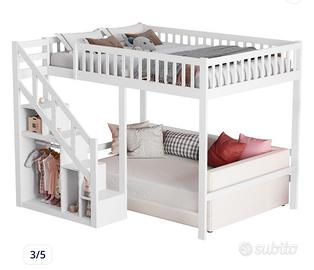 letto soppalco ragazzi 