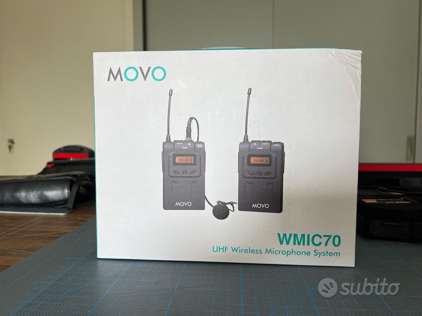Microfono lavalier wireless MOVO - Audio/Video In vendita a Perugia
