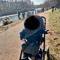 Passeggino fronte mamma/strada cybex