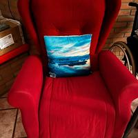 Poltrona reclinabile (poggiapiedi e schienale)