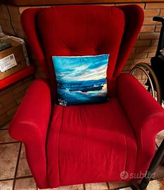 Poltrona reclinabile (poggiapiedi e schienale)