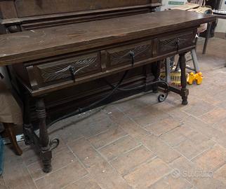 Consolle Tavolo Fratina Spagnola in Legno