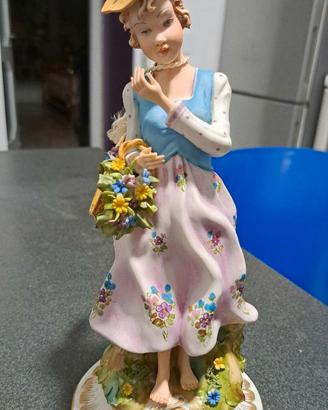 Statuetta in porcellana Capodimonte certificata sc