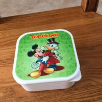 1 Set da 3 pezzi TOPOLINO porta snack o vivande