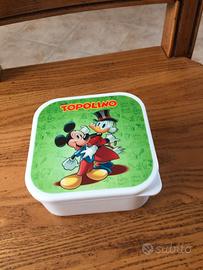 1 Set da 3 pezzi TOPOLINO porta snack o vivande