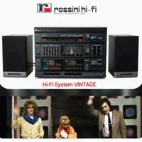 Radio HiFi cassette Vintage Rossini rarità iconica