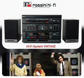 Radio HiFi cassette Vintage Rossini rarità iconica