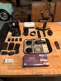 Sony A6400 + Sigma 16mm 1.4 + Webill + accessori