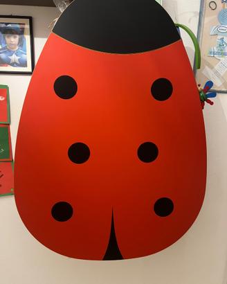 Fasciatoio coccinella a parete TIMKID