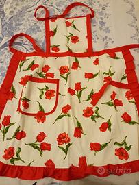 grembiule con pettorina 