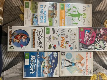 Wii giochi tavola e mix accessori