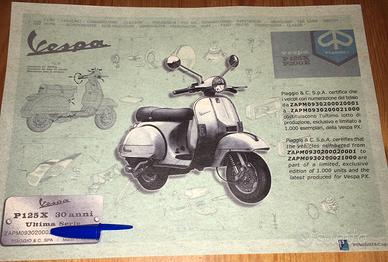 Vespa 125 PX 30 anni Ultima Serie