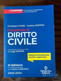 Compendio diritto civile Chinè-Zoppini ed. 2023/24