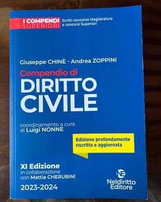 Compendio diritto civile Chinè-Zoppini ed. 2023/24