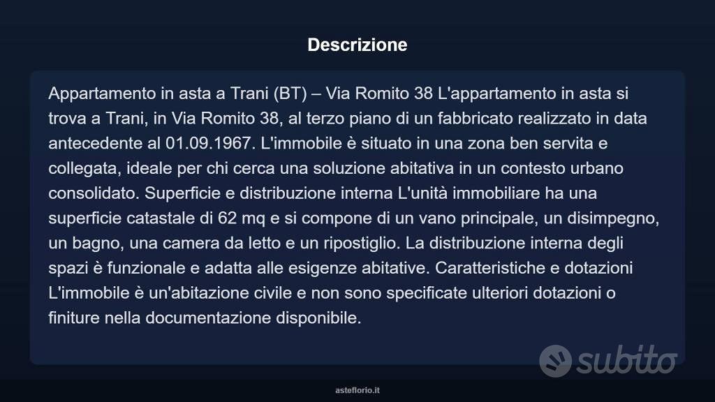 Appartamento – Trani, Barletta-Andria-Trani - Vista 3