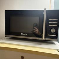 Microonde Candy con grill-design moderno nero/inox