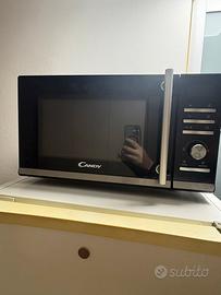 Microonde Candy con grill-design moderno nero/inox