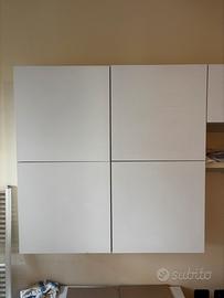 scaffali chiusi 4 sportelli bianco mondo convenien